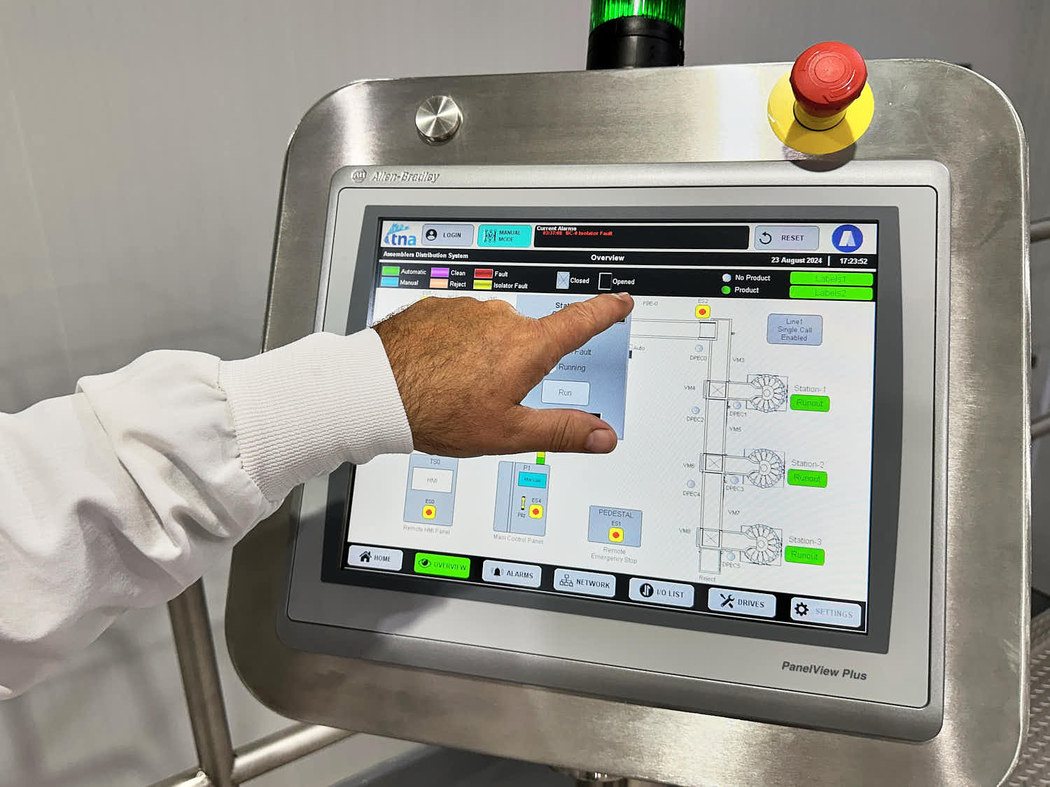 Allen-Bradley line controls